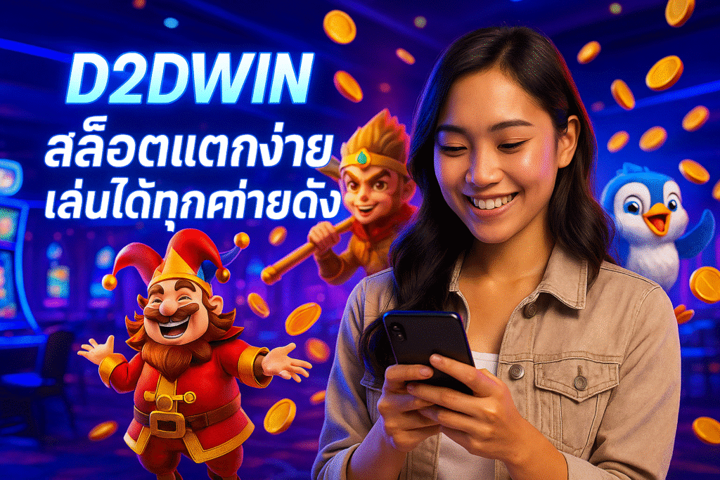 D2DWIN สล็อตแตกง่าย เล่นได้ทุกค่ายดัง