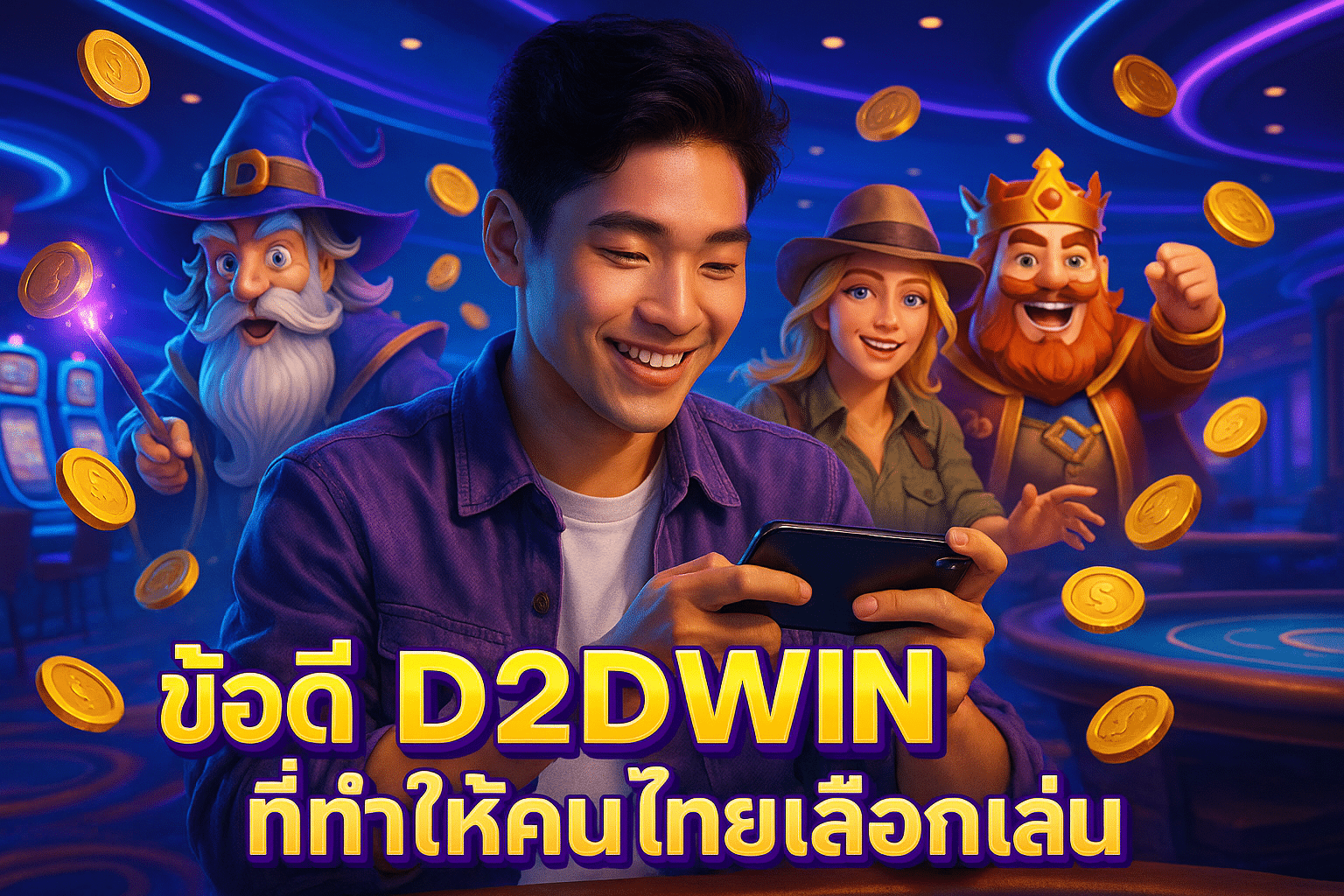 ข้อดี D2DWIN ที่ทำให้คนไทยเลือกเล่น