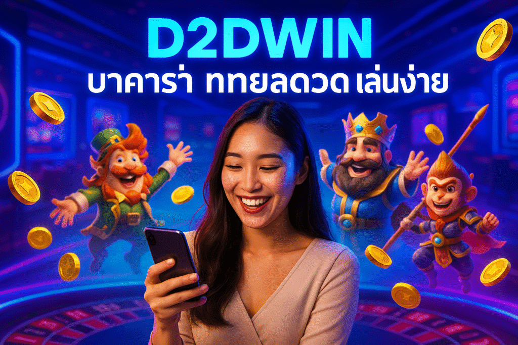D2DWIN บาคาร่า ถ่ายทอดสด เล่นง่าย