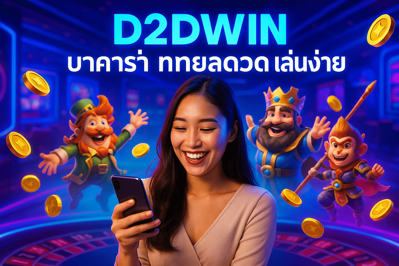D2DWIN บาคาร่า ถ่ายทอดสด เล่นง่าย