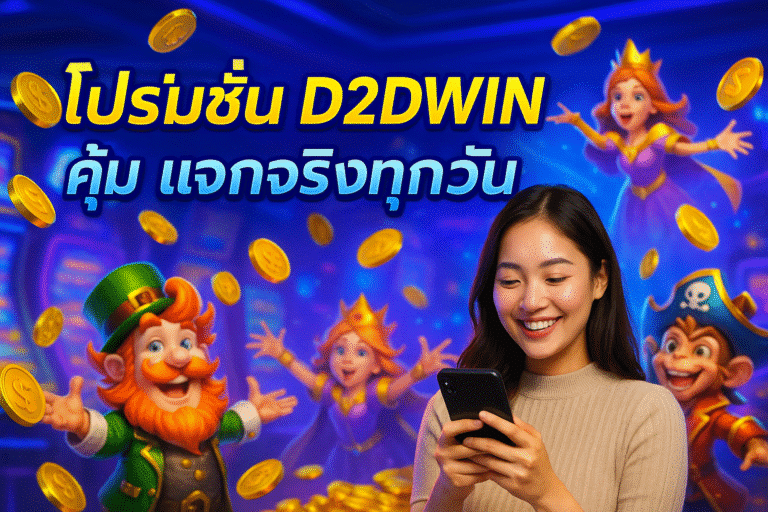 โปรโมชั่น D2DWIN คุ้ม แจกจริงทุกวัน