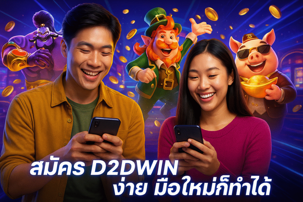 สมัคร D2DWIN ง่าย มือใหม่ก็ทำได้
