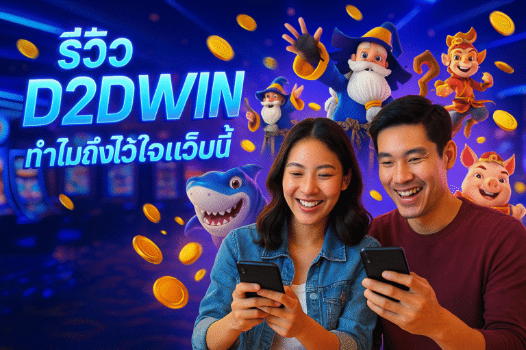 รีวิว D2DWIN ทำไมถึงไว้ใจเว็บนี้