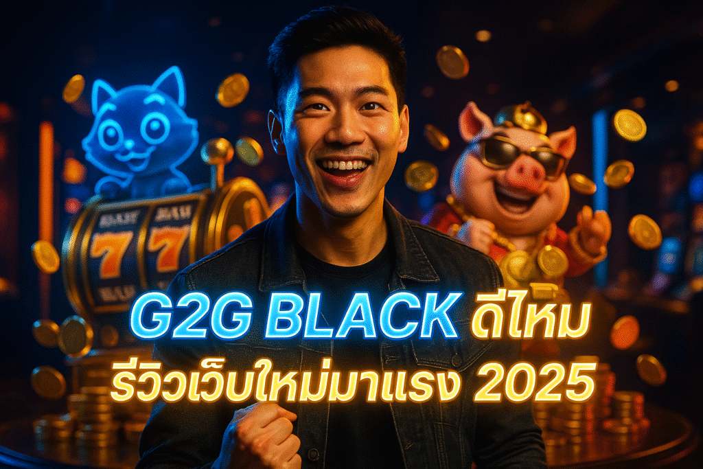 G2G BLACK ดีไหม รีวิวเว็บใหม่มาแรง 2025