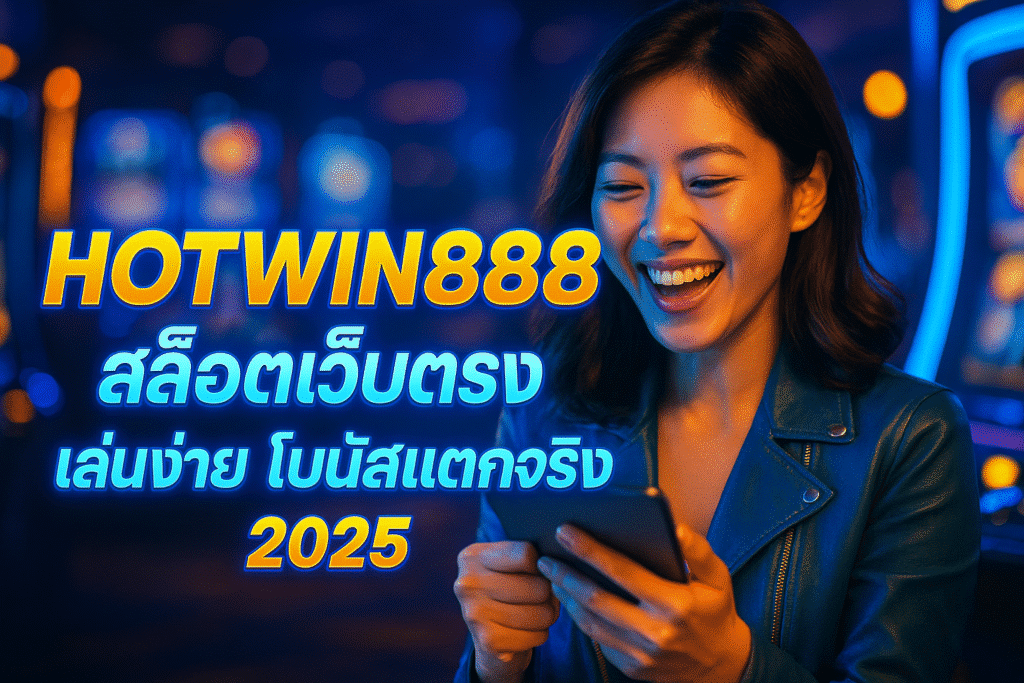 HOTWIN888 สล็อตเว็บตรง เล่นง่าย โบนัสแตกจริง 2025